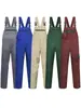 Pantalones de Trabajo de Algodón Puro para Hombres y Mujeres, Ropa de Trabajo para Todas las Estaciones, Resistentes a las Manchas, Duraderos, Talla Grande, Protección Laboral, Reparación de Automóviles, Overoles con Tirantes