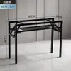 Estrutura de Mesa Dobrável, Suporte de Mesa Longa, Estrutura de Ferro de Camada Dupla/Camada Única, Pernas de Mesa, Pernas de Estrutura de Mesa Dobrável em Ferro Artístico com Travessas