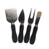 Mango de Cerámica en Forma de 8, Cuchillo y Tenedor para Queso de Acero Inoxidable, Cubiertos para Queso, Cuchillo para Pizza, Cuchillo de Mantequilla Colorido, Directamente del Fabricante