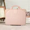 Maleta Pequeña para Mujer Ligera Maleta de Cabina 14 pulgadas Mini Estudiante Almacenamiento Estuche de Cosméticos Bolso de Hombro Bolso de Hombro Simple Gran Capacidad