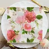 20 Servilletas Florales Variadas | 20 Estilos Cada una de 6.5 pulgadas, Hermoso Precioso Papel Decorativo de Flor para Cóctel para Decoupage, Adecuado para Todas las Estaciones