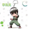Nueva mercancía de anime 2D: Colgantes acrílicos de alta calidad para mochila con Naruto y Sasuke, llaveros y portallaves populares