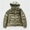 Chaqueta de plumón Moncler Maya maya Brillante Mate Mate Gruesa Cálida Tejido Ligera Chaqueta de Canalé