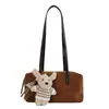 Bolso pequeño exquisito de alta calidad para mujer, nuevo bolso cruzado versátil de moda 2026, bolso de ante vintage para el antebrazo