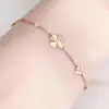 Pulseira Autêntica de Trevo de Quatro Folhas para Mulheres, Versátil em Prata Esterlina 999, Design Único e Estiloso com um Toque de Luxo, Presente para Namorada