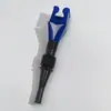 Funil de óleo de máquina de plástico vermelho de tamanho pequeno 4 peças funil de reabastecimento de carro funil de reabastecimento doméstico portátil simples