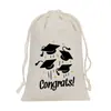 Bolsa de lona con cordón para la temporada de graduación de la Clase de 2026, bolsa de decoración para fiesta de graduación