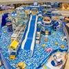 Resbaladilla grande y alberca de pelotas para equipo de juegos infantiles, parque de atracciones interior, directo de fábrica, exclusivamente para ventas transfronterizas