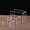 Suporte de Exibição Acrílico em Forma de U Suporte de Mesa Transparente para Figura Caixa Surpresa Bolsa Rack de Armazenamento de Amostras