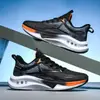 Zapatos nuevos para hombre transfronterizos, zapatillas de malla, zapatillas de running de suela gruesa, suela blanda, versátiles, transpirables, ligeras y cómodas zapatillas deportivas