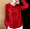 Nova Camisa Feminina Estilo Chinês, Novo Design Primavera 2026, Nicho Retrô, Rejuvenescedora, Estilo Nacional, Top de Seda Bordado
