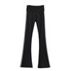 Pantalones de Boca de Sirena con Raya Lateral Levanta Glúteos para Mujer, Novedad Primavera y Otoño 2026, Delgados de Cintura Alta, Control de Abdomen, Pantalones de Yoga Acampanados