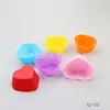 Formas de Bolo de Silicone DIY Multiformato Utensílios de Cozimento Cupcake Pudim Sobremesa Redondo Forminha de Muffin Sobremesa