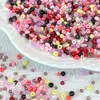 [Linguagem das Flores Rosa] Pulseira DIY de Miçangas Coloridas Mistas Românticas, Colar, Joias, Acessórios com Miçangas