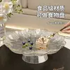 Prato de Frutas para Casa Nova, Mesa de Centro para Sala de Estar, Prato de Frutas, Luxo Acessível, Bandeja de Doces e Lanches para Recepção