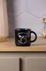 Caneca Leite Cremoso 180ml Cerâmica Preta - Lyor