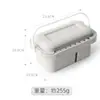 Balde Lavador de Pincéis Três em Um Portátil Multifuncional Especial para Estudantes de Arte Balde de Limpeza de Pincéis para Pintura a Óleo e Guache Caixa de Pincéis