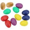 Huevo de Arena de Plástico Colorido Bola de Arena Juguete Educativo Infantil Educación Temprana Huevo Láser Huevo Pequeño Accesorios para Actuación de Baile de Huevos Huevo