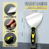 Espátula de acero inoxidable engrosada para renovación, raspado de masilla, raspado de superficies de pared, relleno de huecos, descontaminación y limpieza del hogar, espátula multifuncional