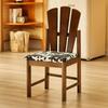 Silla Bola de Diseño Retro Francés para el Hogar Silla de Bolsa Suave Madera Maciza Mesa y Silla de Comedor Silla de Restaurante Silla de Balcón de Hotel Taburete de Maquillaje