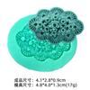 Molde Decorativo de Flor Silicone de Grau Alimentício Molde de Assar Dobrável Molde de Decoração de Bolo Flor de Chocolate