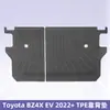 Adequado para Toyota Bz4X Ev 2022+ Tapetes de Chão 3D para Todas as Estações em TPE e Tapete de Porta-Malas