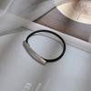 2021 Nuevo Estilo Chic Cuerda para el Cabello Goma Elástica Accesorios para el Cabello de Mujer Anillo para el Cabello Exquisito de Alta Gama Tocado Simple Elegante