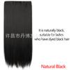 Venta al por mayor de exportación transfronteriza europea y americana Extensiones de cabello para mujer de cabello lacio largo Alambre de alta temperatura 100 cm Pelucas Extensiones de cabello naturales invisibles