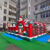 Castillo Inflable de Entretenimiento Temático Navideño, Instalaciones de Diversión Interactivas para Múltiples Personas, Instalaciones para Eventos Temáticos en Plazas de Centros Comerciales