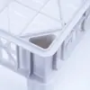Cesta Rectangular para Uvas Plástico Cesta Alta Cesta Blanca Fresa Arándano Rojo Verdura y Fruta Desechable Transporte Rotación Cesta de Plástico