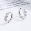 Pendientes de trébol de cuatro hojas de plata de ley 925 para mujer, nuevos pendientes elegantes de moda 2022, joyería de alta gama, combinables y sencillos.