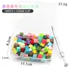 Esponja Gradiente Mini Bloque de Tofu para Arte de Uñas, Pincel Rascador Especial para Rubor Mezclador Cubo de Res con Caja de Almacenamiento