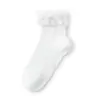 Calcetines de Verano Finos para Niños 2026 Calcetines para Bebés Calcetines con Adorno de Encaje Primavera Verano Calcetines Blancos de Ballet para Niñas