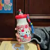 Caneca Térmica Fofa de Aço Inoxidável com Design de Desenho Animado, Alto Valor Estético, Garrafa de Água para Estudantes com Filtro, Copo Portátil com Canudo de Boneca para Crianças