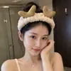 Diadema de Felpa con Cara de Dibujos Animados Linda para Mujeres, Nuevo Modelo 2026, Diadema para Mascarilla Facial, Diadema que No Presiona el Cabello