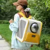 Transportadora para Gatos Yuebaitu Cápsula Espacial Bolso Doble Hombro para Mascotas Bolso Portátil para Exteriores Gran Capacidad Transpirable Ligero Bolso para Mascotas