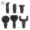Pistola de Masaje Fascial Accesorios Cabezal Modificado Cabezal de Masaje Cabezal de Repuesto Membrana de Masaje para Cuello Pistola Piezas Universales Esféricas