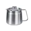 Olla para filtrar aceite de acero inoxidable 304, tanque de almacenamiento de aceite de gran capacidad para uso doméstico, herramienta para filtrar residuos de aceite de cocina, adecuada para uso en cocina transfronteriza