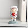 Resina Astronauta Soporte de Escritorio para Teléfono Móvil Adornos Creativos de Astronauta Lindo Hombre Perezoso Persiguiendo Artefacto para Ver Drama Regalo