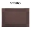 Teslin Estilo Europeu Moderno Minimalista Diagonal Estilo Ocidental Jogo Americano Pvc Tramado Moldura Única/Dupla Toalha de Mesa Tapete para Mesa de Jantar Jogo Americano Atacado