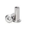 Tuerca para pasador de vaso hexagonal cruzado tuerca para pasador de muebles par de pasadores tuerca de tornillo de bloqueo de par hembra