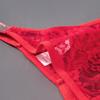 Tanga con Encaje Europeo y Americano Transfronterizo Temu con Cinta Plateada Ropa Interior Sexy para Mujeres Jóvenes