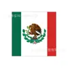 Decoraciones y Suministros para Aficionados de la Copa Mundial de Estados Unidos, Canadá y México, Set de Banderas Mexicanas, Suministros para Decoración de Fiestas y Eventos, Hecho a Medida