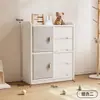 Estante de almacenamiento de juguetes para niños de piso para el hogar suministros para bebés gabinete de almacenamiento de mesa de alimentación caja de almacenamiento para bebés