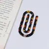 Marcador de Clip de Papel Acrílico Estudiante Libro Cuaderno Clip de Papel Portatarjetas de Libro Producto Terminado con Impresión de Patrón UV
