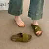 Sandalias de Suela Gruesa para Mujer, Moda Nueva Verano 2026 Estilo Casual Simple para Vacaciones Sandalias Planas tipo Birkenstock de Meter
