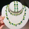 Brincos de Diamante em Forma de Gota Europeus e Americanos Colar Corrente de Clavícula Moda de Luxo Leve Joias de Alta Qualidade para Mulheres