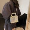 Bolso Cuadrado Pequeño Estilo Coreano 2025 Primavera y Verano Nuevo Bolso de Hombro de Moda de Alta Gama Bolso Bandolera Simple