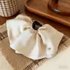Pinza de Satín de Gama Alta para Cabello, Pinza Versátil de Color Sólido Simple Estilo Francés, Pinza de Tiburón Grande para Peinados Recogidos