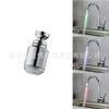 Luz para grifo LED de rotación de 360 grados control de temperatura/cambio automático de color universal luminosa boquilla de agua grande 8001-B5-6